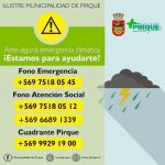 Municipalidad de Pirque se prepara para enfrentar nueva emergencia climática